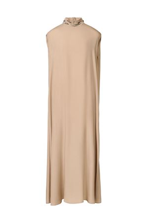 Abito lungo cappa beige FABIANA FILIPPI | ABD225F632L6820159